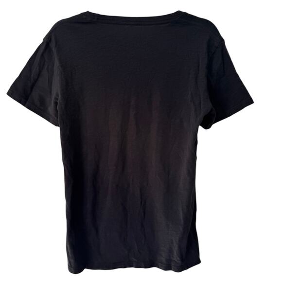 NWOT American Giant Women’s Premium Slub V Neck Tee Black Women’s Size Medium - Picture 4 of 7